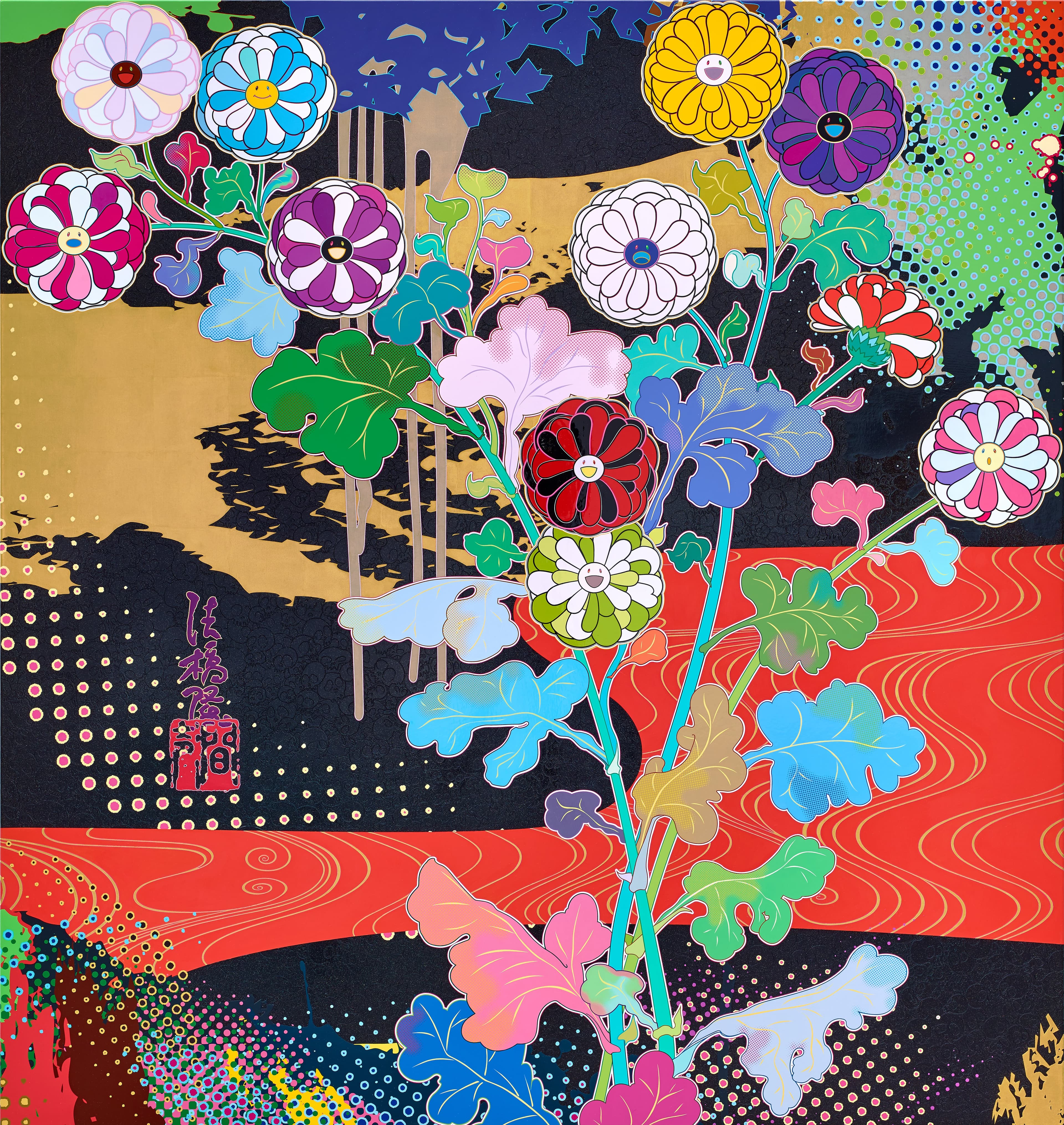 Korin: Dark Matter by Takashi Murakami
